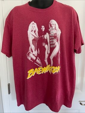 Baewatch Graphic Tee - Maroon